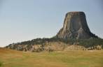 A imponente Devil's Tower, em Wyoming, nos Estados Unidos